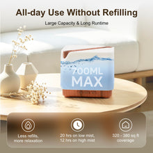 Load image into Gallery viewer, ASAKUKI Essential Oil Diffuser for Home Large 700 ml Humidifier
