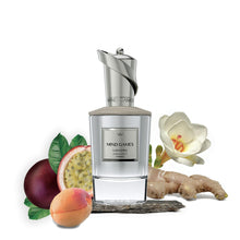 Load image into Gallery viewer, MIND GAMES Lionora - Luxury Perfume with Notes of Ginger Madagascar, Apricot Skin &amp; Sandalwood - Elegant Extrait de Parfum for Women &amp; Men - Floral &amp; Fruity Perfume - 100 mL/3.4 oz
