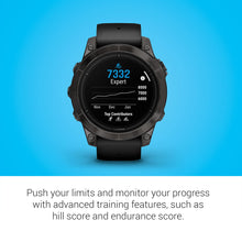 Load image into Gallery viewer, Garmin epix Pro (Gen 2) Sapphire Edition, 47mm, High Performance Smartwatch, Advanced Training Technology, Built-in Flashlight, Black

