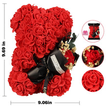 Load image into Gallery viewer, Rose Bear, Valentines Gifts for Her, Rose Teddy Bear, Valentine Teddy Bear Gifts for Women, Forever Preserving Rose, Mothers Day, Wedding and Anniversary,Birthday Gift, Women&#39;s Gifts
