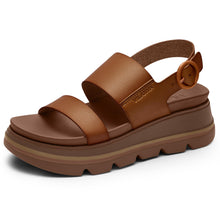 Load image into Gallery viewer, Vilanva Women's Platform walking Sandals Soft Insole Low Wedges Comfottable Sandals with Buckle Closure for 2026 Summer Trendy outfits
