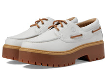 Load image into Gallery viewer, Timberland Women's Stone Street Platform Boat Shoe, White, 8
