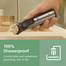 Load image into Gallery viewer, Norelco Philips All-in-One 9000 Series 25-Piece Trimmer - Electric Shaver and Clipper for Face, Beard, Head &amp; Body, Self-Sharpening Full Metal Blades, 27 Length Settings (0.5-20 mm), MG9580/40
