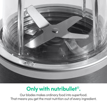 Load image into Gallery viewer, Nutribullet Personal Blender, Shakes, Smoothies, Food Prep, and Frozen Blending, 24 Ounces, 600 Watt, Dark Gray, NBR-0601WM
