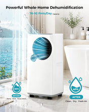 Load image into Gallery viewer, Portable Air Conditioners 16000 BTU 6-in-1 Smart AC Unit with WiFi App for Large Rooms up to 750 Sq. Ft., Quiet 45dB Sleep Mode 24H, Child Lock, Dehumidifier Fan, Perfect for Bedroom Home Office
