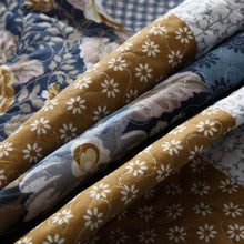 Load image into Gallery viewer, NEWLAKE Quilt Bedspread Sets-Checkered Floral Reversible Coverlet Set,Queen Size
