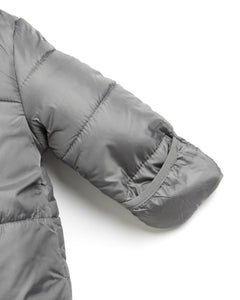 iXtreme Baby Boys' Snowsuit - Cozy Fleece Insulated Winter Snow Pram Bunting Suit for Newborns and Infants (Sizes: 0-24M), Size 3-6 Months, Charcoal