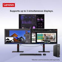 Load image into Gallery viewer, Lenovo ThinKCentre neo 50q Gen 4 Tiny 1L Business Mini Desktop Computer, 13th Gen Intel 8-Core i5-13420H (Beat i7-1355U), 16GB DDR4 RAM, 512GB PCIe SSD, 2 DisplayPorts, WiFi 6, Win 11 Pro, Vent-Hear
