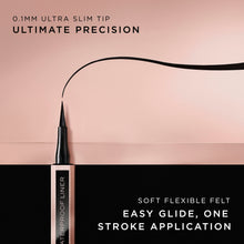 Load image into Gallery viewer, Lancôme Idôle Liner Waterproof Liquid Eyeliner - Ultra-Precise &amp; Luminous Pigments - Flake, Fade &amp; Smudge-Proof - Glossy Black
