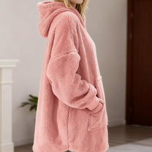 Load image into Gallery viewer, Wearable Blanket Hoodie for Adult, Oversized Blanket Hoodie with Pocket
