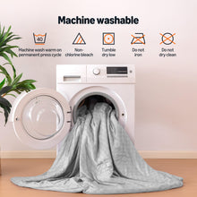 Load image into Gallery viewer, Amazon Basics Cooling Comforter, Soft Lightweight Waffle Weave Blanket for Hot Sleepers, Summer &amp; All Season Bedding to Keep Cool for Night Sweats, 106"x90", King, Gray
