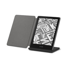 Load image into Gallery viewer, Kindle Paperwhite Signature Edition Essentials Bundle including All-new Kindle Paperwhite Signature Edition (32GB) - Black, Fabric Cover - Black, and Wireless Charging Dock
