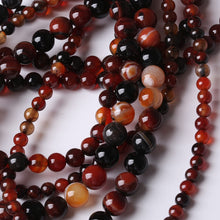 Load image into Gallery viewer, 60PCS 6MM Red Persian Agate Stone Beads Energy Healing Beads for DIY Jewelry Bracelet Necklace Making for Jewelry Making15Inch
