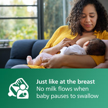 Load image into Gallery viewer, Philips Avent Natural Glass Baby Bottles with Natural Response Nipples (Slow Flow, Flow 2), 4oz, 4-Pack, SCY910/04
