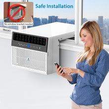 Load image into Gallery viewer, Garvee 8,000 Btu U-Shaped Window Air Conditioner, WiFi &amp; App Control, Ultra Quiet, Enabled Saddle Window AC Unit Cools Up to 350 Sq. ft, Cooling, Dehumidifier, Flexible for Home/Office
