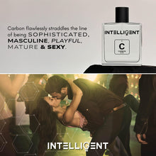 Load image into Gallery viewer, Intelligent Carbon | The Perfect Date Night Fragrance | Sexy, Sweet &amp; Extremely Unique | Eau de Parfum for Men | 3.4 Fl Oz (100 mL)
