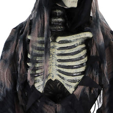 Load image into Gallery viewer, Haunted Hill Farm 7.0-Ft. Motion-Activated Rotting Reaper Animatronic
