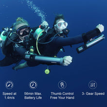 Load image into Gallery viewer, Waydoo Subnado Underwater Scooter, Thumb Controlling Sea Scooter for SUP Paddle Board, Suitable for Pool, Diving, and Snorkeling, Compact and Portable Water Scooter for Adults and Kids
