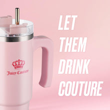 Load image into Gallery viewer, Juicy Couture Travel Style Fashion Water Bottle - Light Pink - 31.5oz
