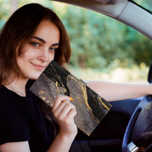 Load image into Gallery viewer, RSAquar Car Registration and Insurance Holder, Glove Box Organizer Car Accessories, Car Document Holder for Cards, Driver License, Marble Black
