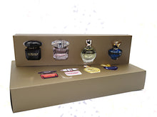 Load image into Gallery viewer, Versace Gifts &amp; Sets Womens Mini Set (Crystal Noir/Bright Crystal/Eros Pour Femme EDT, Pour Femme Dylan Blue EDP)
