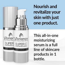 Load image into Gallery viewer, Vibriance Super C Serum for Mature Skin - All-in-One Vitamin Formula Hydrates, Firms, Lifts, Smooths, Targets Age Spots, Wrinkles, 1 fl oz
