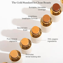 Load image into Gallery viewer, Ogee Sculpted Complexion Foundation Stick (Mahogany 14.5N - Deep Cocoa, Rich Undertones) Full Coverage Foundation Makeup - Instantly Balance &amp; Even Complexion - 70% Organic Ingredients
