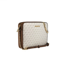 Load image into Gallery viewer, Michael Kors Women&#39;s Jet Set Item Lg Crossbody, Vanilla 2019, One Size
