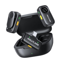 Load image into Gallery viewer, Hollyland LARK A2(2TX+1RX+Charging Case) Wireless Microphone, AI Auto-Limit
