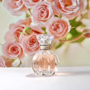 Eau de Parfum Spray for Women Eau Fraiche Eau de Toilette Perfumery Natural Floral Fragrance with Pure Long Lasting Elegant Refreshing Sweet Scent and Light Flavor 1.7 Ounce 50ml (Rose)
