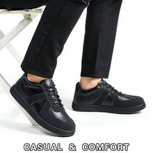 Load image into Gallery viewer, TEYTAP Non Slip Waterproof Work Shoes for Men Women Black Slip Resistant Oil Resistant Shoes Food Serviece Chef Kitchen Restaurant Shoes Leather Walking Casual Shoes
