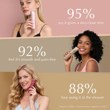 Load image into Gallery viewer, Risina Bikini Trimmer for Women - Painless Electric Razors for Silk Skin,Cordless Body Shaver with Ceramic Blade, Replaceable Lady Razor, IPX7 Waterproof &amp; Easy Cleaning, Birthday Gifts for Women
