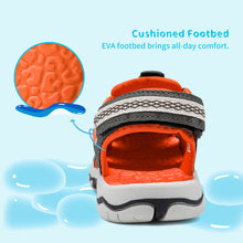 Load image into Gallery viewer, DREAM PAIRS Boys Girls Little Kid 160912-K Navy Olive Green Beige Orange Outdoor Summer Sandals Size 3 M US Little Kid
