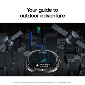 Samsung Galaxy Watch Ultra 47mm LTE AI Smartwatch w/Energy Score, Wellness Tips, Heart Rate Tracking, Sleep Monitor, Fitness Tracker, GPS, 2024,Titanium Silver [US Version, 1Yr Manufacturer Warranty]