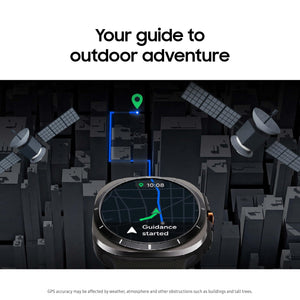 SAMSUNG Galaxy Watch Ultra 47mm LTE AI Smartwatch w/Energy Score, Wellness Tips, Heart Rate Tracking, Sleep Monitor, Fitness Tracker, GPS, 2024,Titanium Gray [US Version, 1Yr Manufacturer Warranty]