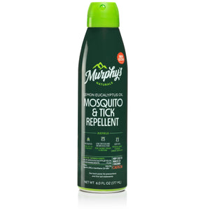 Murphy's Naturals Lemon Eucalyptus Oil Insect Repellent Mist | DEET-Free, Plant-Based | Mosquito and Tick Repellent for Skin + Gear | 6 Ounce Continuous Spray | 2 Pack