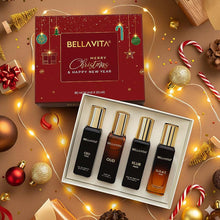 Load image into Gallery viewer, Bella Vita Luxury Long Lasting Perfume Gift Set for Man | 4x20ml | Gifts for Men | Woody, Citrusy, Oud, Premium Fragrance Scent | KLUB, OUD, CEO, G.O.A.T

