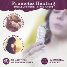 Load image into Gallery viewer, PURPLE CANYON White Sage Bundles - 3 Pack - Sage Smudge Stick for Home Cleansing Incense Healing Meditation and California Smudge Sticks Rituals - 4 Inch
