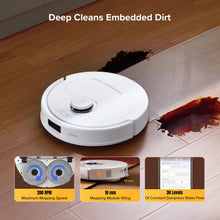 Load image into Gallery viewer, roborock Qrevo S5V Robot Vacuum and Mop, FlexiArm Edge Mopping, 12,000Pa Suction, Dual Zero-Tangle System, Smart Obstacle Avoidance, 10mm Mop Lifting, Auto Mop Washing &amp; Warm Air Drying, White
