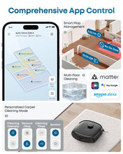 Load image into Gallery viewer, eufy Robot Vacuum E28, 20,000 Pa Suction, Roller Mop with HydroJet System, Portable Carpet for Deep Cleaning,All-in-One Robot Vacuum and Mop Combo, Zero-Tangling, Corner-to-Edge Cleaning (Upgraded)

