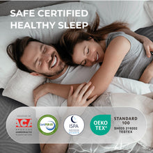 Load image into Gallery viewer, Sweetnight CoolNest 14 Inch King Size Mattress, Cooling King Memory Foam Mattress for Cool Night Sleep, 5-Zone Ergo Support for Pressure Relief, Medium, CertiPUR-US Certified
