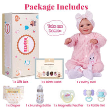 Load image into Gallery viewer, BABESIDE Reborn Baby Dolls Sunny - 17 Inch Cute Realistic Baby Doll
