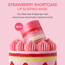 Load image into Gallery viewer, LANEIGE Berry Sweet Lip Trio Set | Lip Sleeping Mask Strawberry Shortcake &amp; Mini Lip Glowy Balms in Berry &amp; Vanilla
