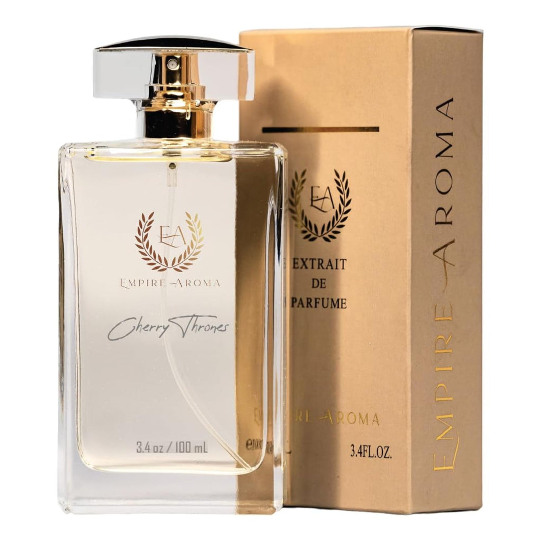 EMPIREAROMA Cherry Throne Perfume, Inspired by T F Lost Cherry - Cherry Cologne - Eau De Parfum Spray - Unisex Perfume for Women & Men - Luxury Perfume - 100 ml/3.4 fl. oz