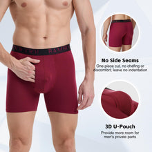 Load image into Gallery viewer, BAMBOO COOL Men's Ultra ComfortSoft Underwear, Moisture Wicking &amp; Breathable No Ride Up Boxer Briefs with Fly, Multipack
