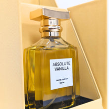 Load image into Gallery viewer, Absolute Vanilla Perfume 100ml - Unisex Amber Vanilla Perfume for Women and Men -Woody Sweet Warm Vanilla Scent
