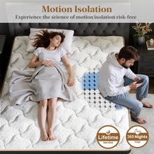 Load image into Gallery viewer, King Mattress 14 Inch, Cooling Hybrid King Mattress in a Box, Individual Pocket Springs-Motion Isolation, Extra Hip/Shoulder/Lumbar Support, Fiberglass-Free,Ergonomic Zones,365-Night Trial,CertiPUR-US
