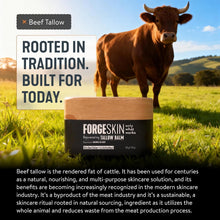 Load image into Gallery viewer, Forge Skin® Wrinkle Defense Beef Tallow Balm for Men [TALLOW-BASED] Moisturizer for Face Hydration - Hydrating AntiAging Skin Cream Natural Facial Skincare Lotion with Essential Oils (1.7oz Each) 3pk
