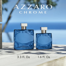 Load image into Gallery viewer, Azzaro Chrome Parfum - Fresh Aromatic Mens Cologne - Intense Fougère Citrus Fragrance - Notes of Bergamot - Lasting Wear - Masculine Clean Scent - Luxury Perfumes for Men - Travel Size, 1.6 Fl. Oz
