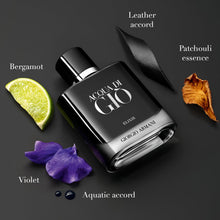 Load image into Gallery viewer, Armani Beauty – Acqua di Giò – Elixir – Cologne for Men - Woody &amp; Earthy Fragrance - With Notes of Violet, Leather, and Marine Accords – 1.6 Fl Oz
